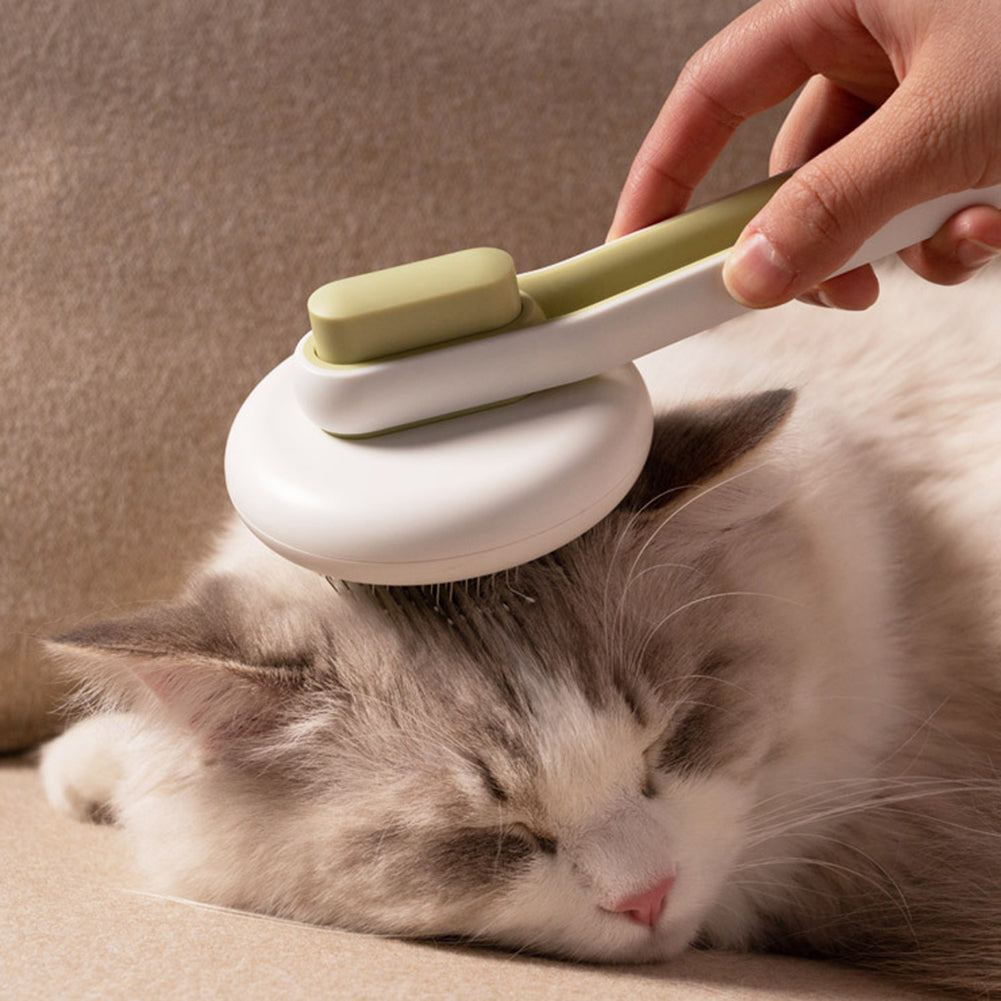 🐕 Cepillo para Mascotas con Mecanismo Inteligente